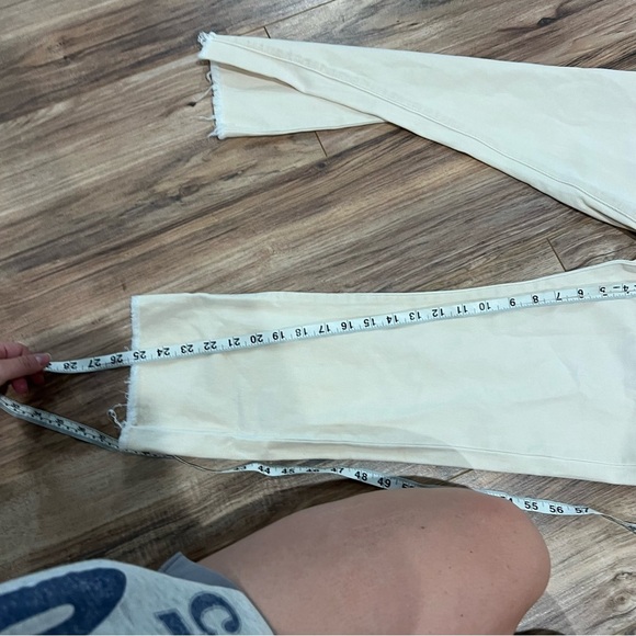 WEWOREWHAT Icon Jean in Cream - Picture 6 of 10